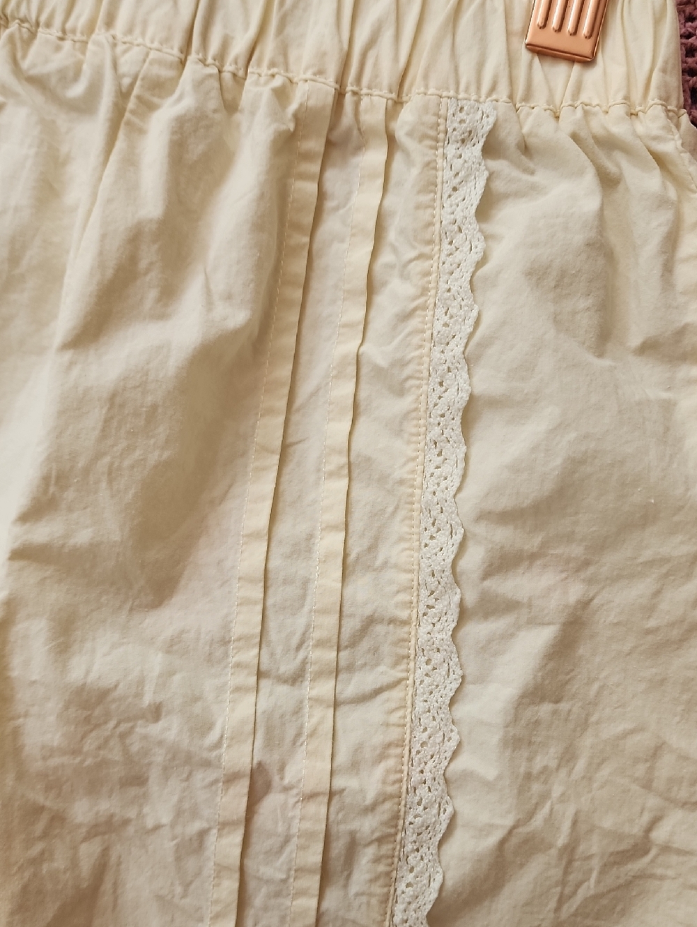 Zara Girl's Poplin Lace Pants - Picture 4 of 6